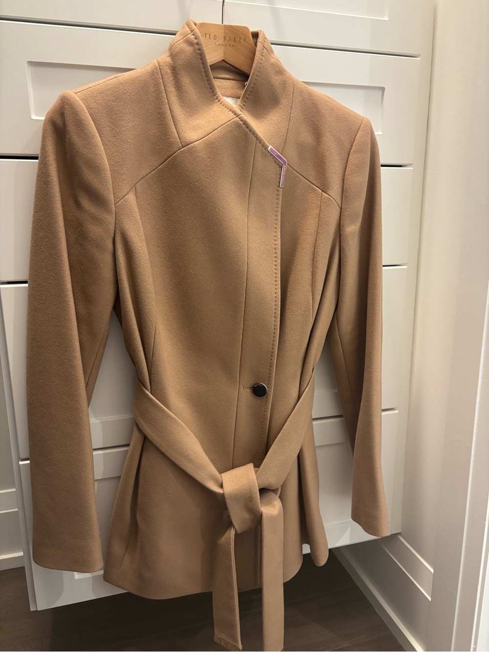 Ted Baker Wool Wrap Short Coat